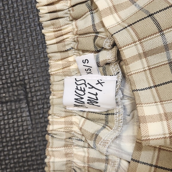 Princess Polly plaid Pleated skirt, XS/S - Picture 3 of 4